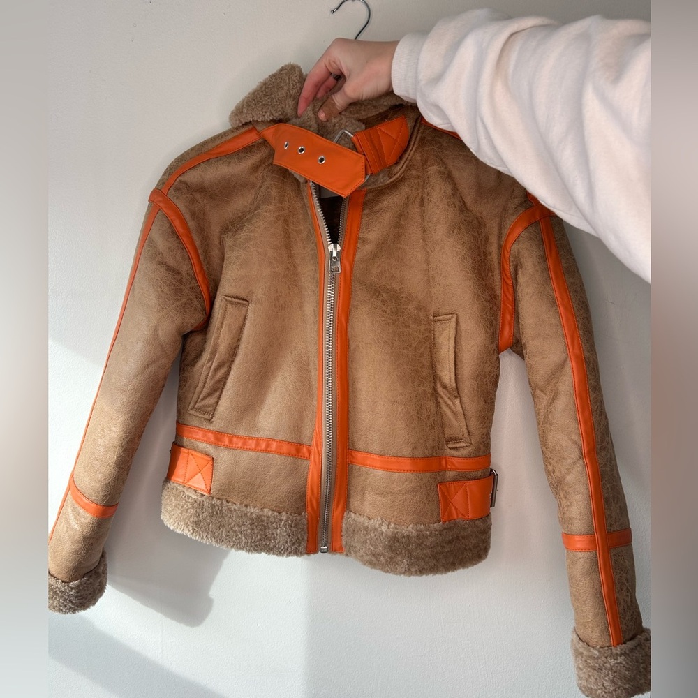 Bdg Shearling Orange Accent Jacket - image 3